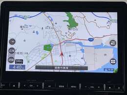 【純正ナビ】専用設計で車内の雰囲気にマッチ！ナビ利用時のマップ表示は見やすく、いつものドライブがグッと楽しくなります！