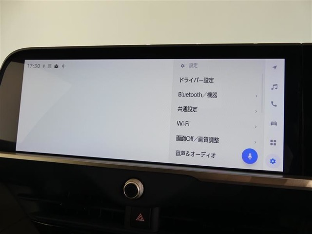 12.3インチのディスプレイオーディオ装着です。スマホとの通信で様々なサービスが楽しめます。TV視聴にも対応しています。