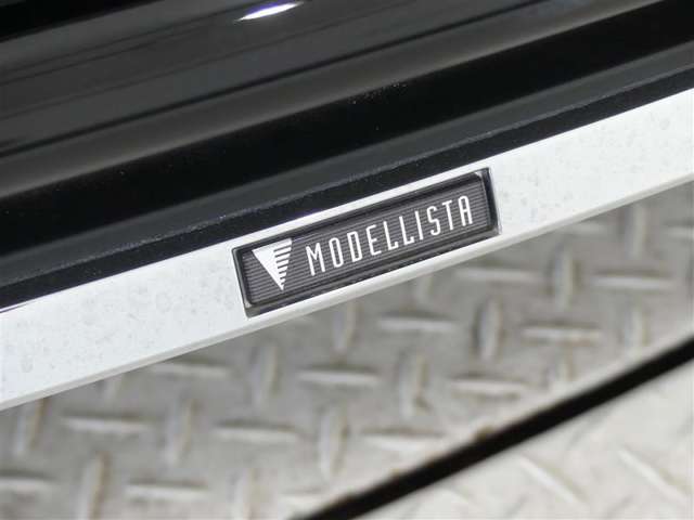 MODELLISTA製のスポイラーがさりげなく大胆に、煌びやかさを際立たせています。
