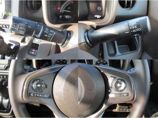 【装備】ヘッドライトAUTOスイッチも付いて夜間やトンネルでの点灯もバッチリです。