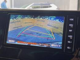 【バックカメラ】駐車時に後方がリアルタイム映像で確認できます。大型商業施設や立体駐車場での駐車時や、夜間のバック時に大活躍！運転スキルに関わらず、今や必須となった装備のひとつです！