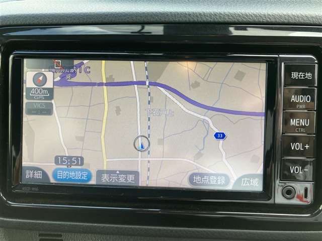 【ナビゲーション】ナビゲーションはトヨタ純正7型メモリーナビです。これさえあれば初めての道でも安心ですね。
