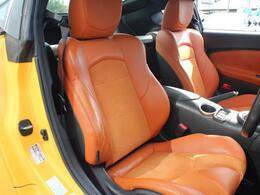 オレンジ色ハーフレザーシート！