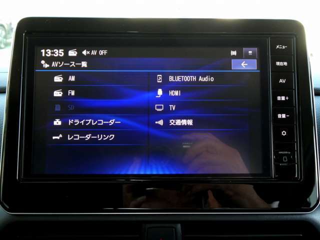 オーディオ機能は、TV、Bluetooth　Audioなど多彩なメディアに対応しています。