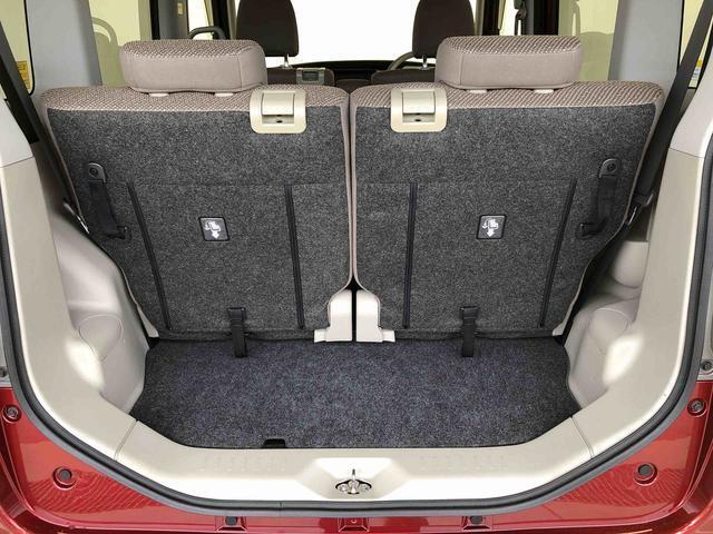 室内広々、荷物も沢山載せられます♪
