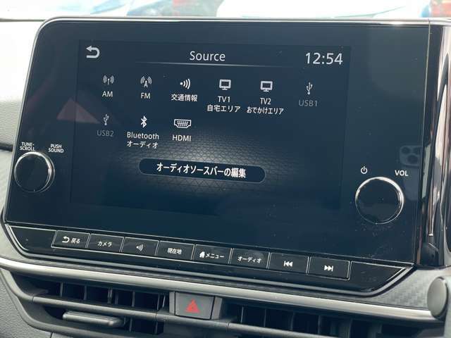 フルセグ・Bluethoothオーディオ・HDMIなどオーディオ機能も充実！