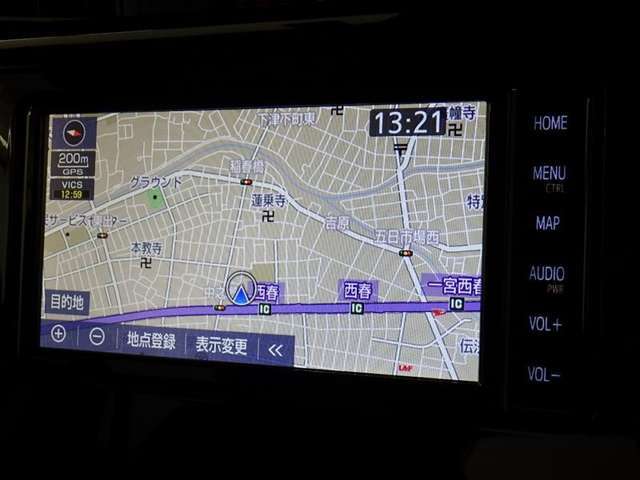 ナビ装着車で知らない道もラクラク！