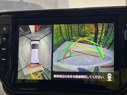 【パノラマモニター】専用のカメラにより、上から見下ろしたような視点で360度クルマの周囲を確認することができます☆死角部分も確認しやすく、狭い場所での切り返しや駐車もスムーズに行えます。