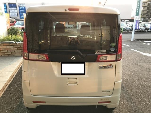 リアビューです。バックカメラ機能付きです。視界の悪い背後はモニター確認をしながら駐車をしましょう！