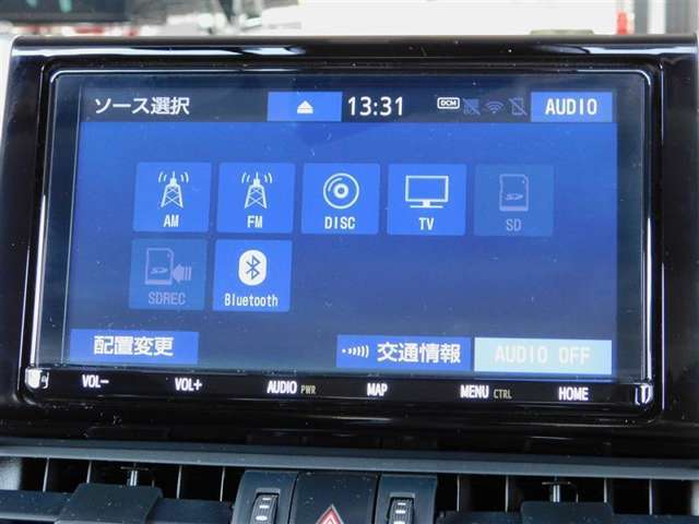 フルセグやBluetoothオーディオ再生にSDオーディオダビング機能付き