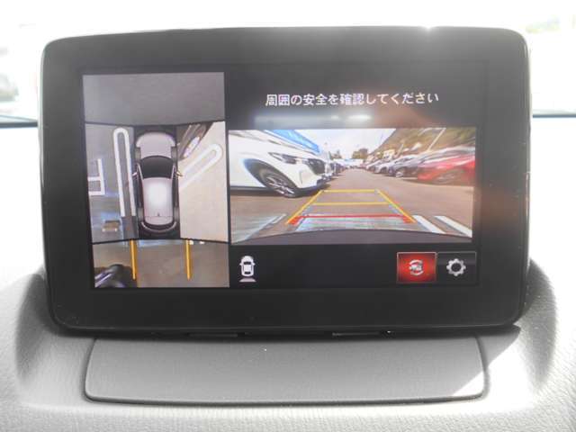 360℃ビューカメラ付きです。