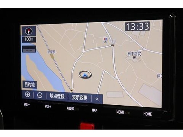大画面の『ナビゲーションシステム』を装備！　大きな地図画面や迫力ある映像がお楽しみいただけます。（機種によりナビやコネクトサービス等ご利用の際は別途契約が必要となる場合があります）