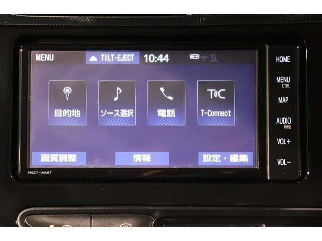 フルセグ T-Connect ナビ付き！目的地までの案内、CD・DVD再生等色々な機能付き！さらにトヨタのつながるサービス T-Connect ご利用でオペレーターサービス等が使用出来ます。