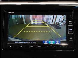 【バックカメラ】後退時も安心。リバース連動で画面が切り替わるのでとっても便利。