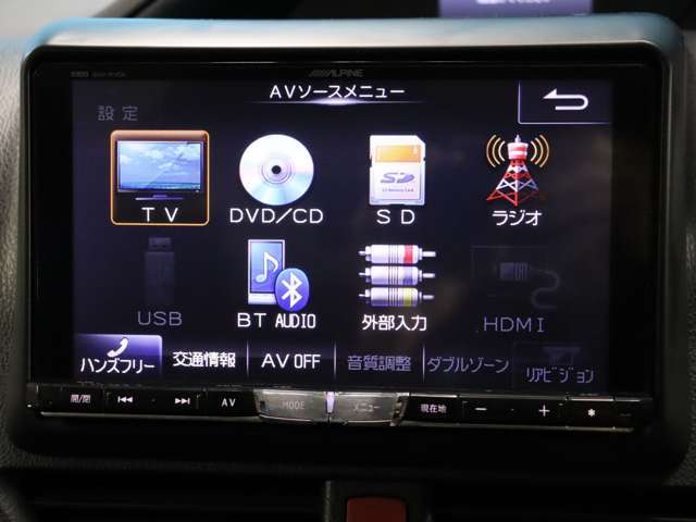 【ALPINE9インチナビ】DVDも再生できます♪Bluetoothオーディオも使えて便利です！