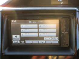 AMFMラジオ・フルセグTV・SD再生・Bluetooth対応です。