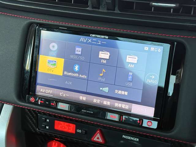 ブリッツ車高調　フジツボマフラー　カロッツェリアナビ　フルセグ視聴 DVD Bluetooth インディケーターメーターパネル バックカメラ ETC スマートキー プッシュスタート STIフロントアンダースポイラー