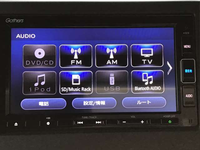 TV/DVD/ブルートゥースなども楽しめます