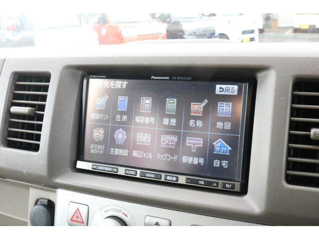 ナビゲーションメニュー画面