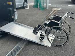 乗降りらくらく車いすスロープ！