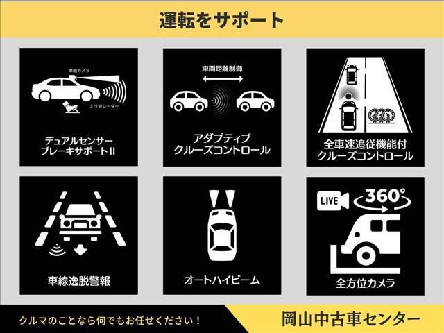 スズキ　ソリオバンティッド　ハイブリッドM　Vアダプティブクルーズコントロール、停止保持、接近警報、車線変更時の補助、カーブ速度抑制機能、車線変更時補助、ふらつき警報機能、運転操作の軽減のサポート。