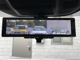 【バックミラー】大きくて見やすいので、後方を見るときも安心です！