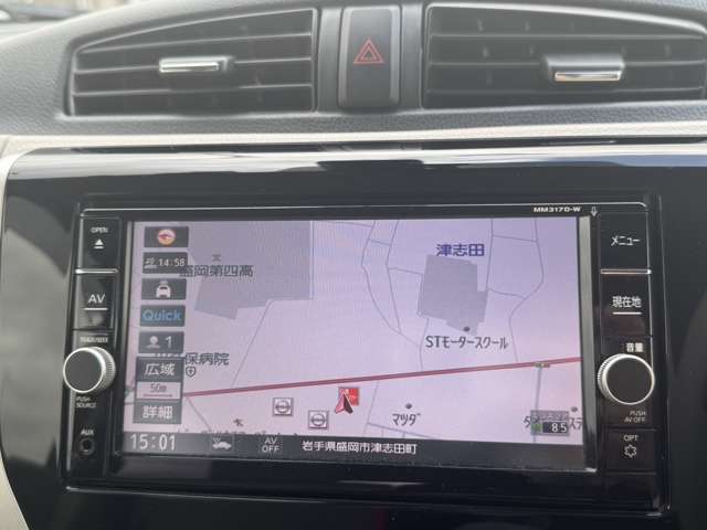 【カーナビゲーション】大変便利なナビ付。多彩な機能がございますのでご不明な点などございましたらお問い合わせくださいませ。