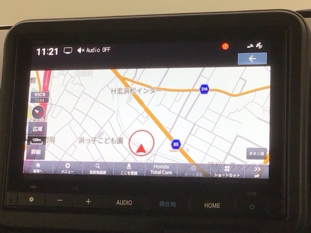 ギャザズナビ搭載です。知らない道も安心ですね！