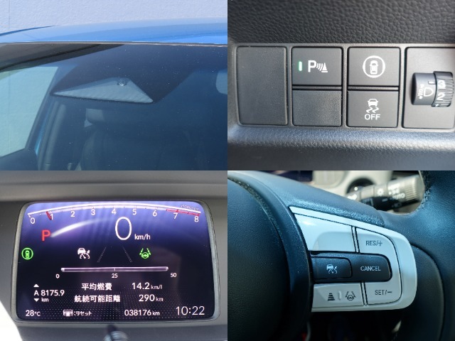 ☆ホンダセンシング付き☆事故に遭わない社会を目指して先進の安全支援システムHonda SENSINGを搭載☆ミリ波レーダーと単眼カメラなどを癒合した高精度な検知機能で安心・快適なドライブをサポート☆