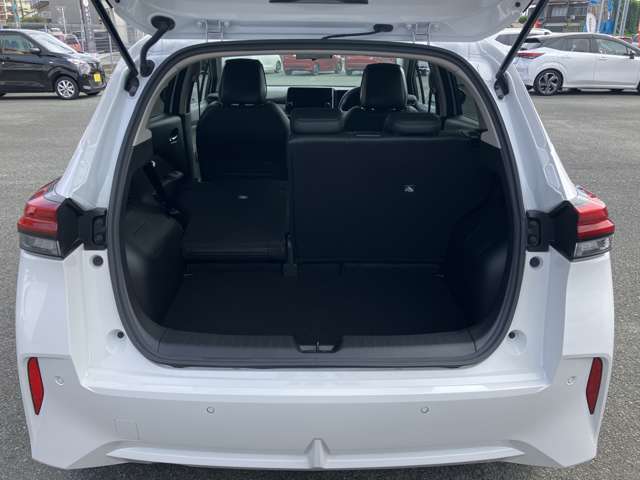 片方ずつ倒す事が出来るので長物も積む事が出来ます