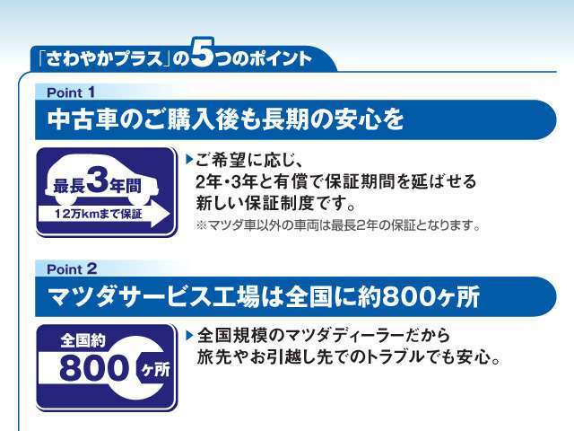 マツダディーラー店舗ならではのご購入後の安心を。マツダサービス工場は全国約800カ所ございます！