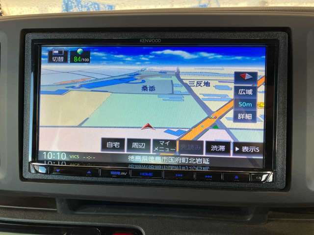 【社外メモリナビゲーション】DVD・CD再生可能。Bluetooth（ブルートゥース）接続可能！フルセグTVも視聴可能です