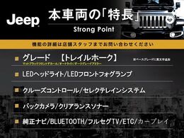 ●本車両の主な特徴をまとめました。上記の他にもお伝えしきれない魅力がございます。是非お気軽にお問い合わせ下さい。