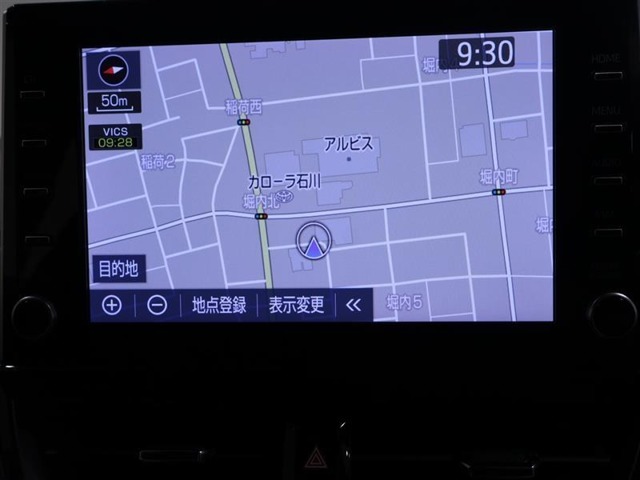 ナビゲーション付なので、何時何処でも行きたい場所へ。　ナビって無くて良いかなと思っていても一回使うと手放せませんよね。