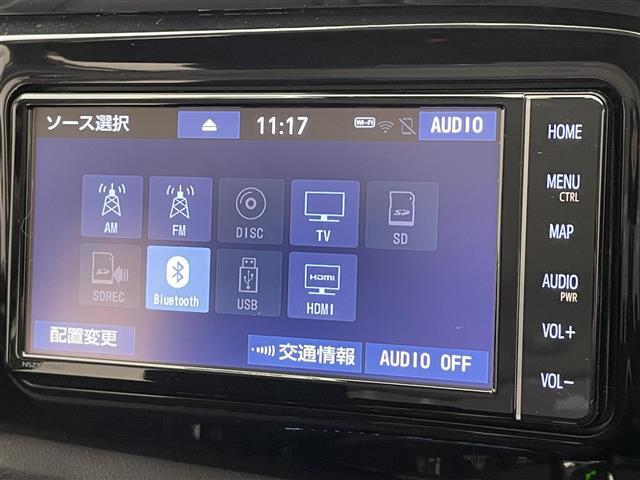 【　ナビゲーション　】Bluetooth、TV等のAV機能も豊富！HDMI接続等は、ナビの機種によってオプション対応可能です。ご相談ください。