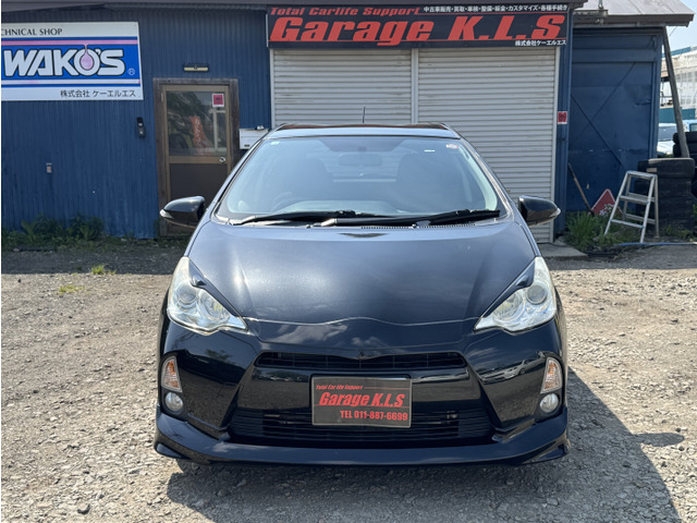 アクア 1.5 S ！TEIN車高調！ガナドールマフラー！16インチエモーションAW！HDDナビ！地デジ！エンジンスターター！スマートキー！プッシュスタート！お問い合せは011-887-6699までお気軽にどうぞ