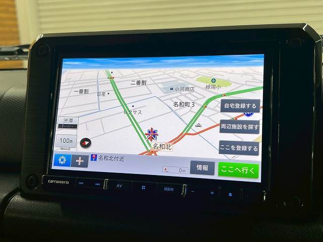 メモリーナビ。DVDの再生、フルセグ、ブルートゥースお楽しみいただけます。