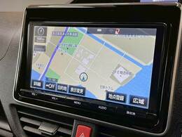 【純正9インチSDナビ】装備でフルセグTV視聴やCD、DVD、Bluetooth等充実装備。