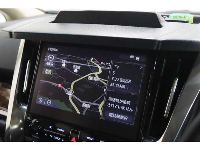 【メモリーナビ】遠方へのドライブも安心ですね！　フルセグ/DVD/CD/SD/Bluetooth/USB/HDMI/バックカメラ