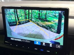 【バックカメラ】駐車時に後方がリアルタイム映像で確認できます。大型商業施設や立体駐車場での駐車時や、夜間のバック時に大活躍！運転スキルに関わらず、今や必須となった装備のひとつです！