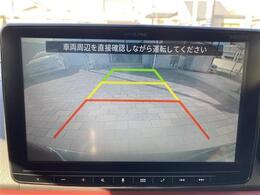 バックカメラ付で安心デス。