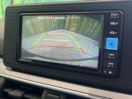 【バックカメラ】駐車時に後方がリアルタイム映像で確認できます。大型商業施設や立体駐車場での駐車時や、夜間のバック時に大活躍！運転スキルに関わらず、今や必須となった装備のひとつです！