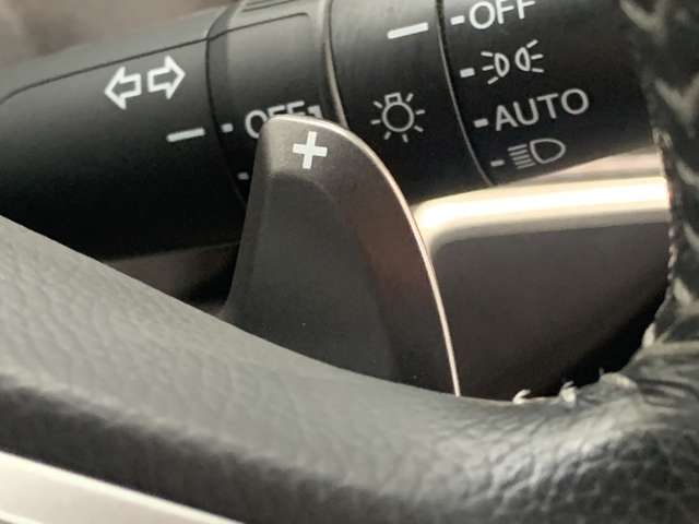 パドルシフトでマニュアル感覚の運転をお楽しみ頂けます
