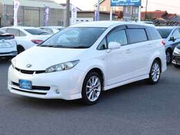 【車検整備付き】ウィッシュ入庫！人気パール！6人乗りモデル！キャプテンシート！嬉しい車検整備付き♪社外ナビ付き♪地デジやDVD/CDなどがお楽しみ頂けます♪是非お早めにご検討ください！