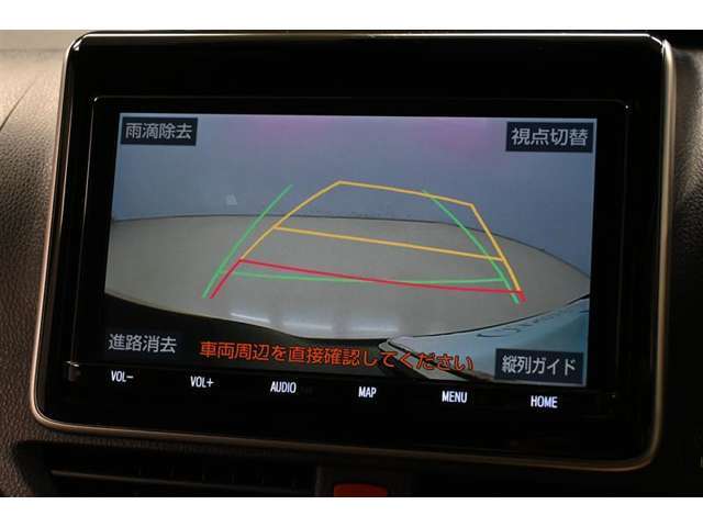 バックガイドモニターで後方の確認が出来て安心です。