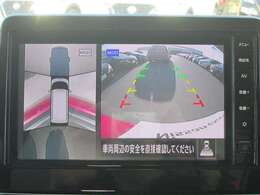 便利なインテリジェントアラウンドビューモニター（移動物検知機能付き）が付いて狭い道や駐車時などで役立ちます