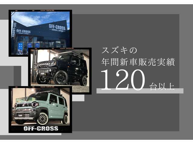 OFF-CROSSは販売実績多数の店舗になります！車のことはOFF-CROSSにお任せください！