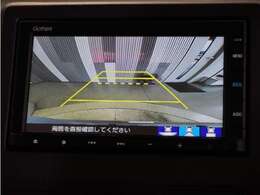 【バックカメラ】後退時も安心。リバース連動で画面が切り替わるのでとっても便利。