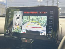 【パノラミックビューモニター】専用のカメラにより、上から見下ろしたような視点で360度クルマの周囲を確認することができます☆縦列駐車や幅寄せ時に活躍してくれます♪