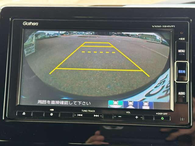 【リアカメラ装備】リアカメラが有れば、バックも楽々安全に運転出来ます！